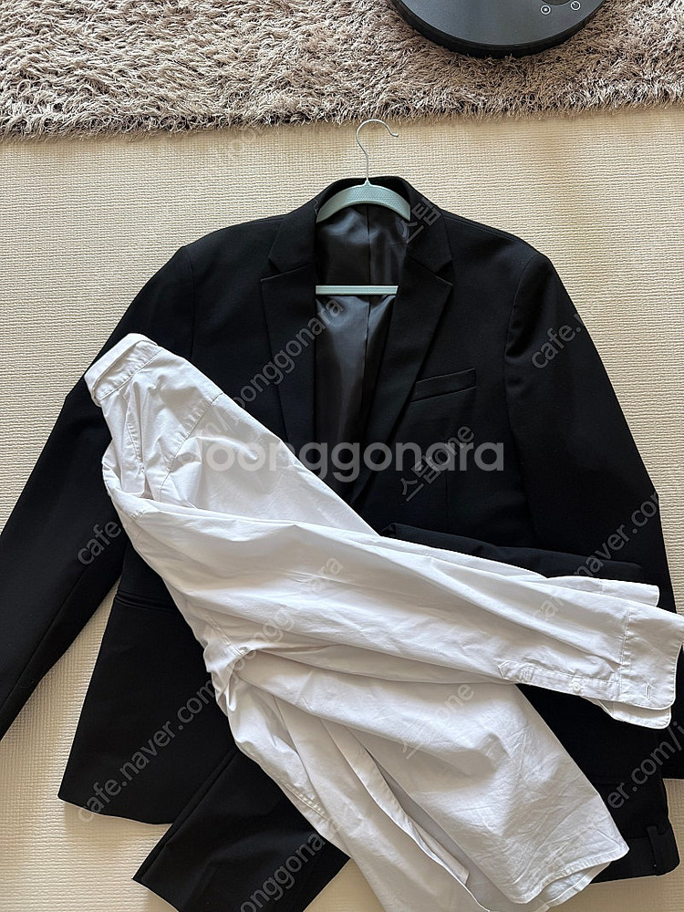 무신사스탠다드 블랙 셋업 정장--0