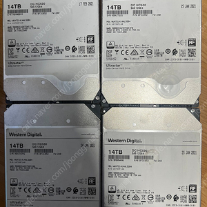 sas hdd 웨스턴디지털 14tb 판매합니다.