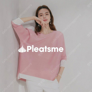 플리츠미 여성 배색 상의
