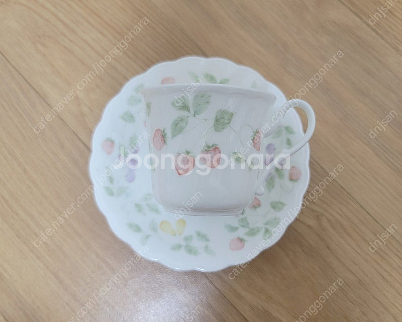 노리다케 베리필드 빈티지 찻잔소서 세트 미사용품--0