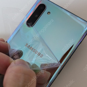 갤럭시노트10 아우라글로우 256GB 딸이 쓰던 폰 S급 외관