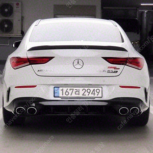 11,029 km 벤츠 CLA클래스 중고 벤츠 CLA 중고 C118 AMG CLA 45 S 4MATIC+ 중고차구매후기 진주색