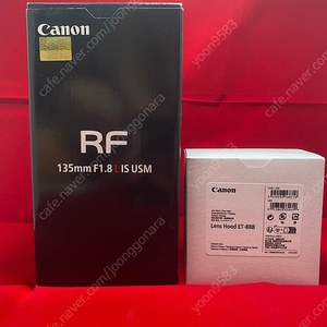 캐논 RF 135mm F1.8 판매합니다.(후드2개)