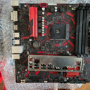 asus ex a320m gaming + 백패널 (후면 usb포드 1개 x)