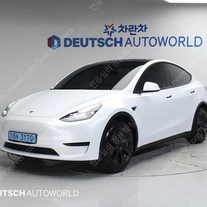 테슬라 모델 Y 중고차 모델 Y 흰색 2023년식 44,163km RWD 중고차 구매상담