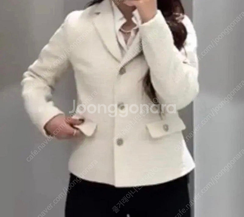 자라 큐빅 트위드 자켓, 스트럭처 블레이저,미니원피스 ...--4