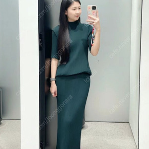 이세이미야케 해칭 그린 세트,플리츠플리즈 ~