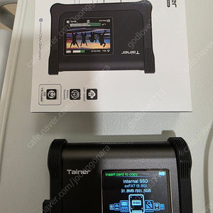 클라우젠 테이너 1TB SSD 고급형(CFX-A 팩) 휴대용 영상 백업장치 팝니다