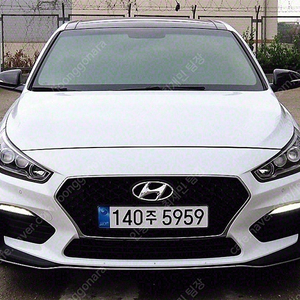 현대 i30 중고 i30 흰색 2017년식 1.6 터보 스포츠 프리미엄 중고자동차