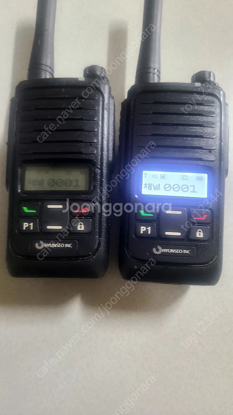 디지털무전기 nkd400 세트로 일괄 판매 거의 새상품--1