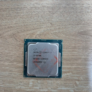 cpu i7 8700 , 써모랩 쿨러