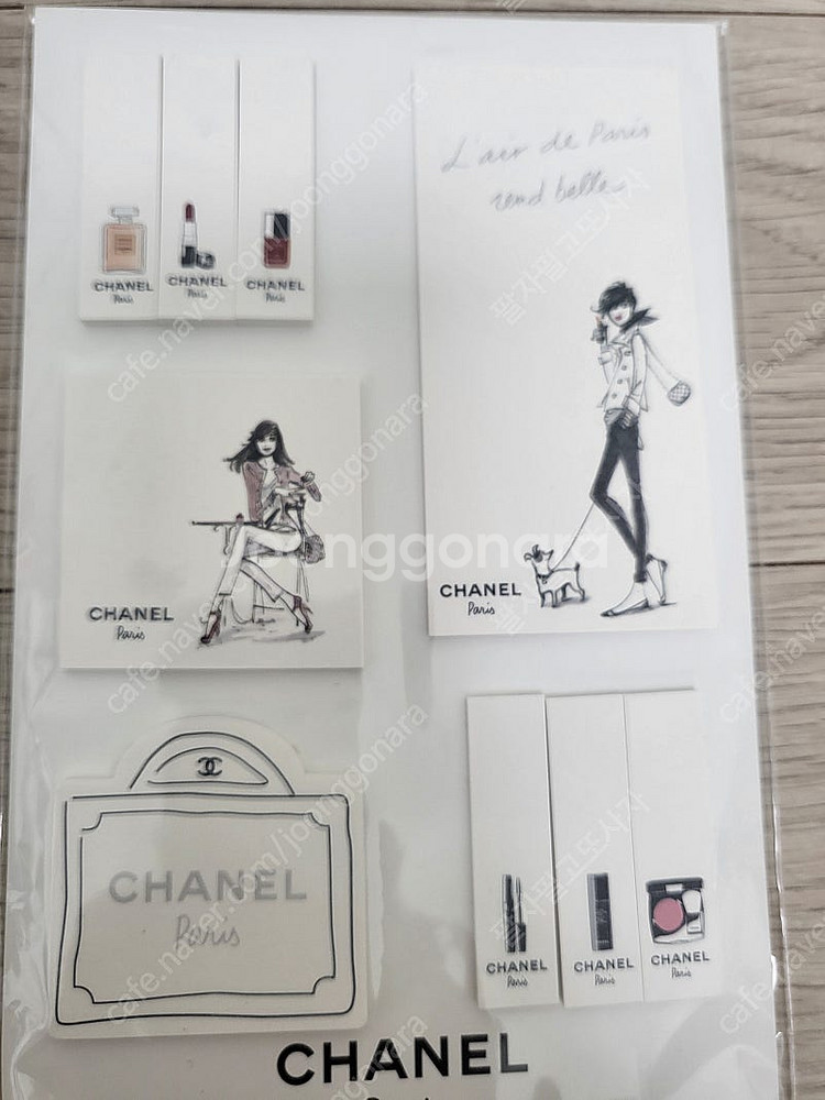 정품) 새상품 샤넬 포스트잇 메모지 (코스메틱)--1
