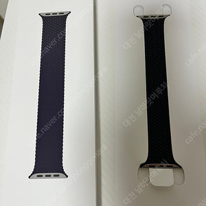 애플워치 스트랩 46mm 브레이드 솔로루프 미드나이트 6사이즈