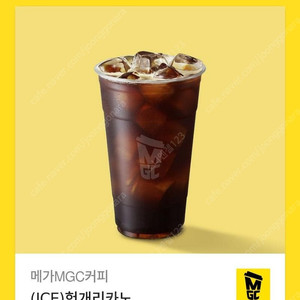 [원가2400]메가커피 아이스 헛개리카노 기프티콘 1장 팝니다(다른 제품 교환 가능)