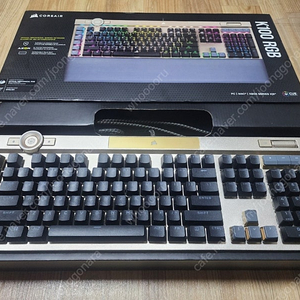 CORSAIR K100 미드나잇골드 키보드