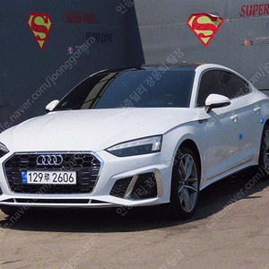 아우디 A5 중고차 아우디 중고 흰색 2020년식 40 TDI 콰트로 프리미엄 스포트백 중고자동차