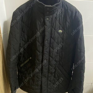 남성 라코스테 퀄팅 자켓 52 사이즈 블랙 Lacoste 경량 점퍼