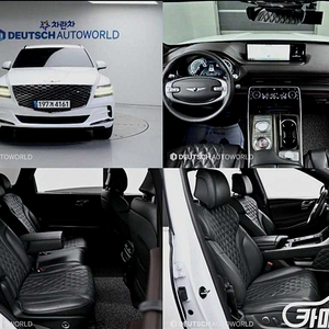 [제네시스]GV80 가솔린 2.5T AWD 2021 년 휘발유 중고 중고차 전액할부☆중고차리스☆중고차수출