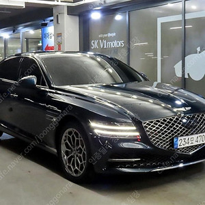 제네시스 G80 중고 제네시스 중고 가격 파란색 2023년식 8,927km 2.5 가솔린 터보 AWD 기본형 수원중고차