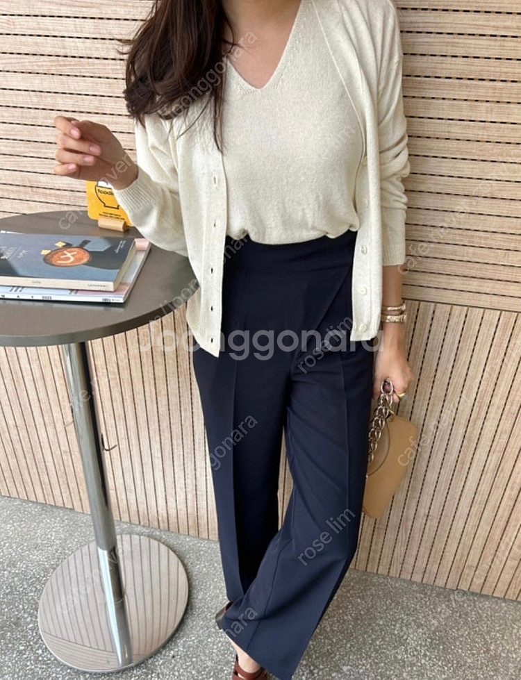르뮈 린넨 슬리브리스 가디건 세트 오르 유메르 더로랑 ...--1