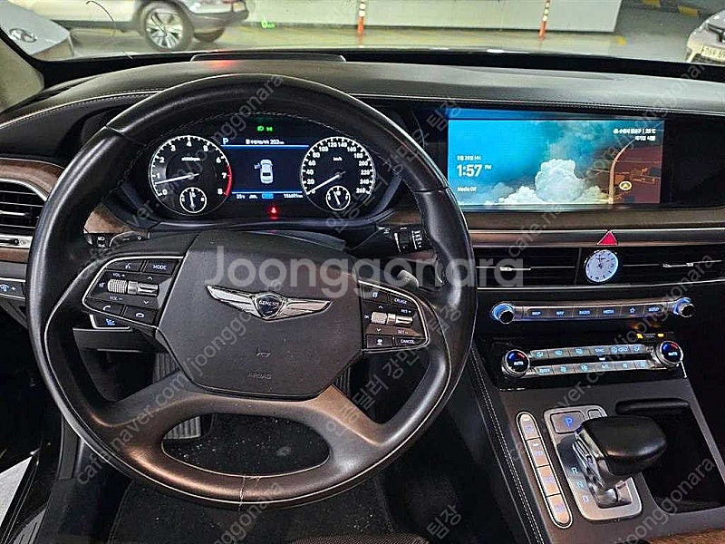 제네시스 G90 중고 제네시스 중고 가격 검정색 201...--8