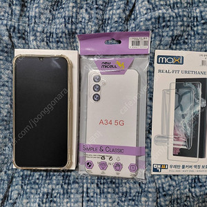 갤럭시 a34 라임색상 팝니다