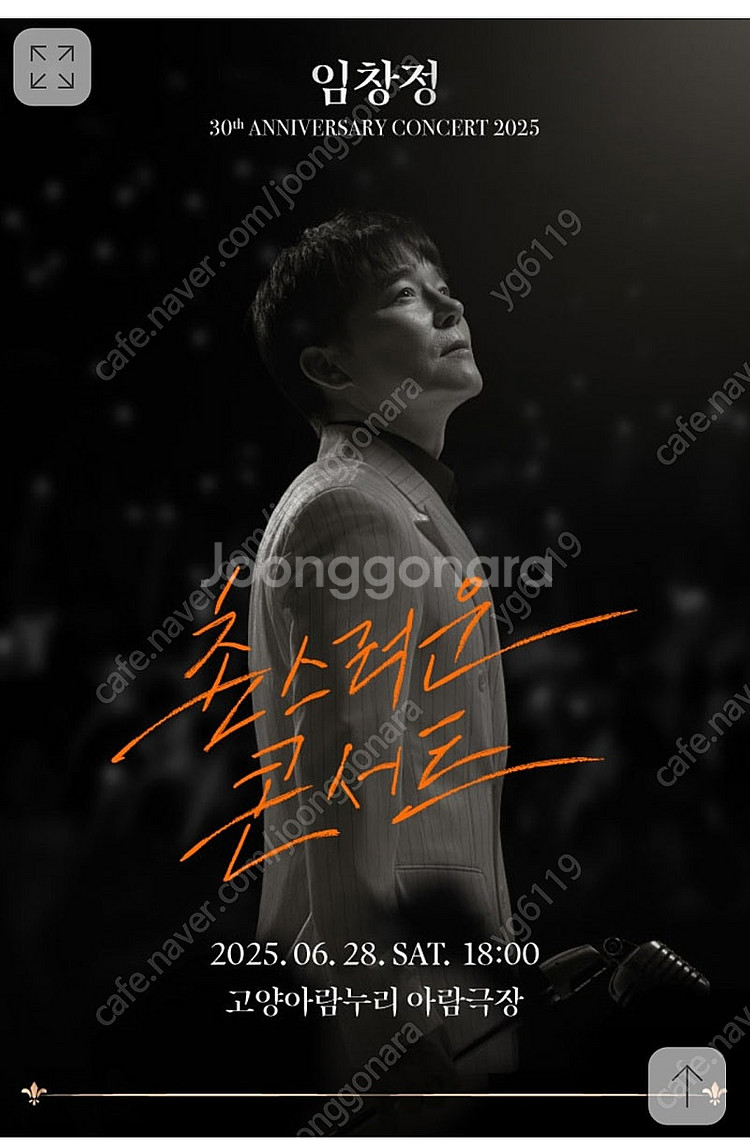임창정 콘서트 vip석 앞열 정중앙 2연석 6/28일--1