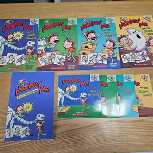 얼리챕터 스콜라스틱원서 몽키미 4권+cd4장+워드북 팝니다.