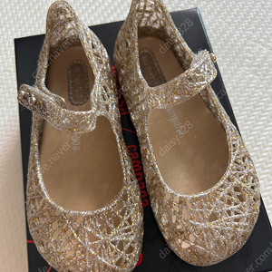 (가격내림) 미니멜리사 지그재그 글리터골드 150 EUR24