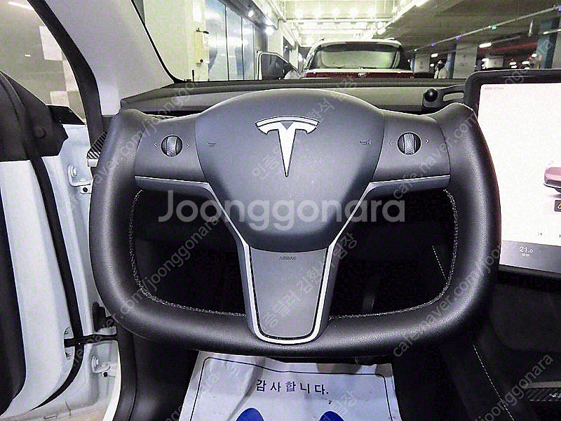 테슬라 모델 Y 중고 테슬라 중고 흰색 2023년식 1...--9