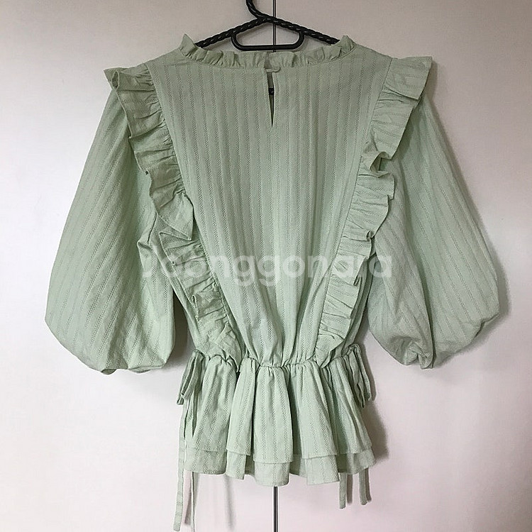 마리끌레르 프릴 랩 블라우스 플로움 로트르드민 듀엘 보...--3