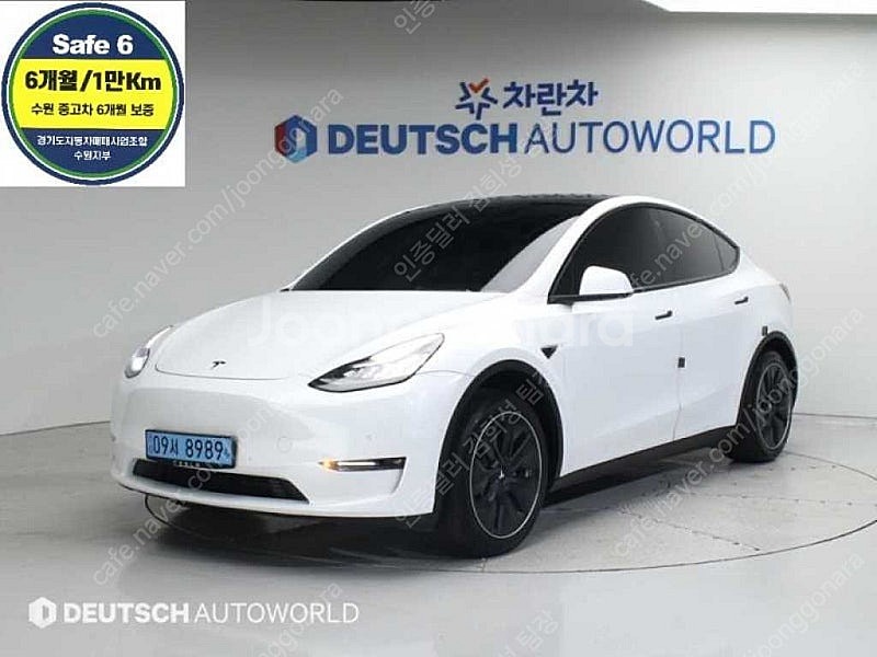 테슬라 모델 Y 중고 테슬라 중고 흰색 2021년식 8...--0
