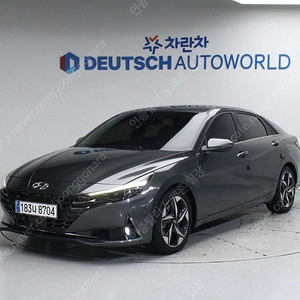 아반떼 중고차 아반떼 하이브리드 중고 회색 2021년식 69,028km 인스퍼레이션 중고차 할부 구매 후기