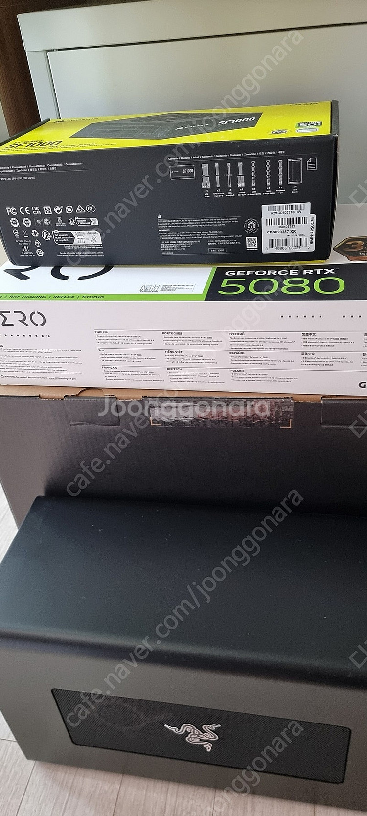 레이저 코어x크로마 기가바이트RTX 5080 SFF C...--8