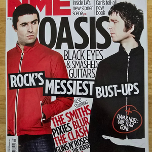 매거진 oasis 오아시스 NME 매거진