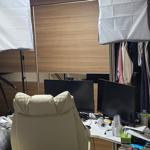 방송 조명 2개 일괄판매(전구포함)