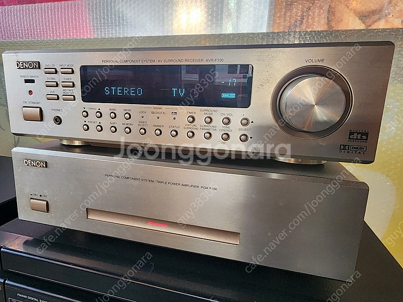 Denon] AVR-F100 데논 미니 오디오--0