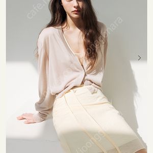 시에 sie 썸미니 루즈 가디건 (밀키베이지)
