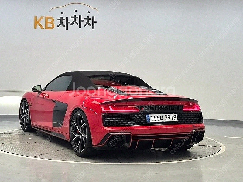 아우디 R8 중고 R8 중고차 빨간색 2021년식 24,100km 5.2 V10 퍼포먼스 스파이더 중고차가격비교--5