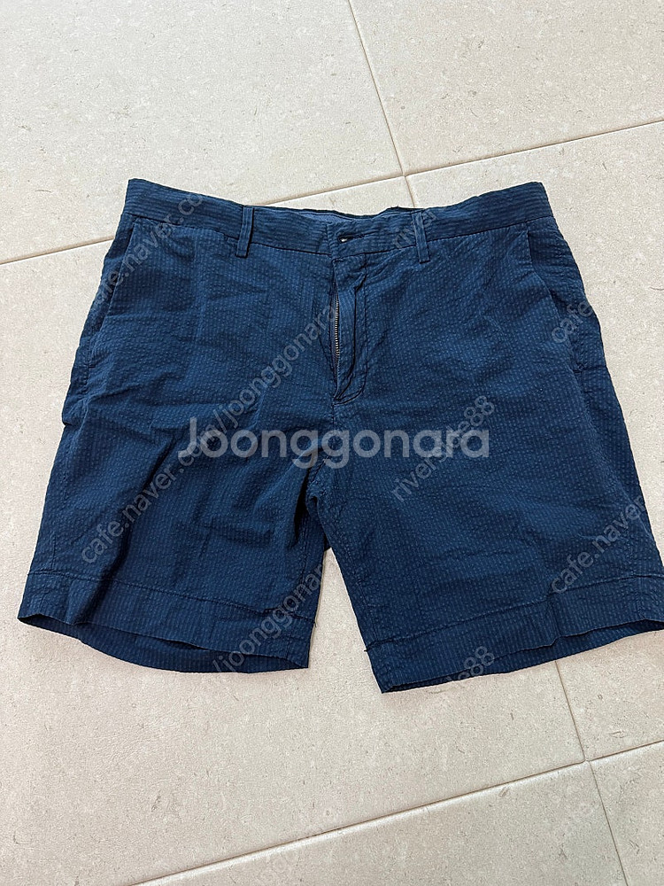 폴로 클래식핏 시어서커반바지 32사이즈--0