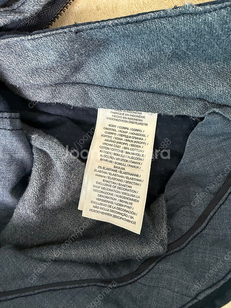 폴로 클래식핏 시어서커반바지 32사이즈--4