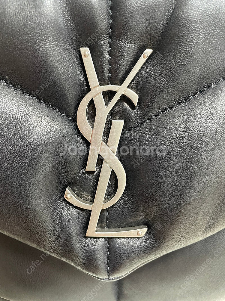 생로랑 22ss 루루 푸퍼백 은장 스몰--2