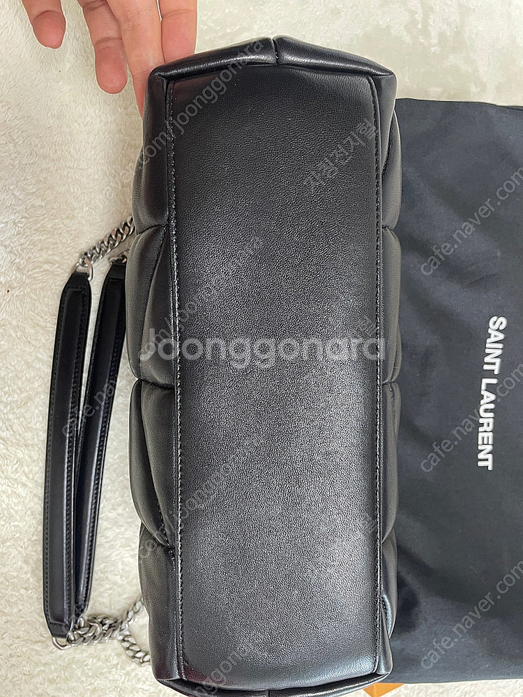 생로랑 22ss 루루 푸퍼백 은장 스몰--5