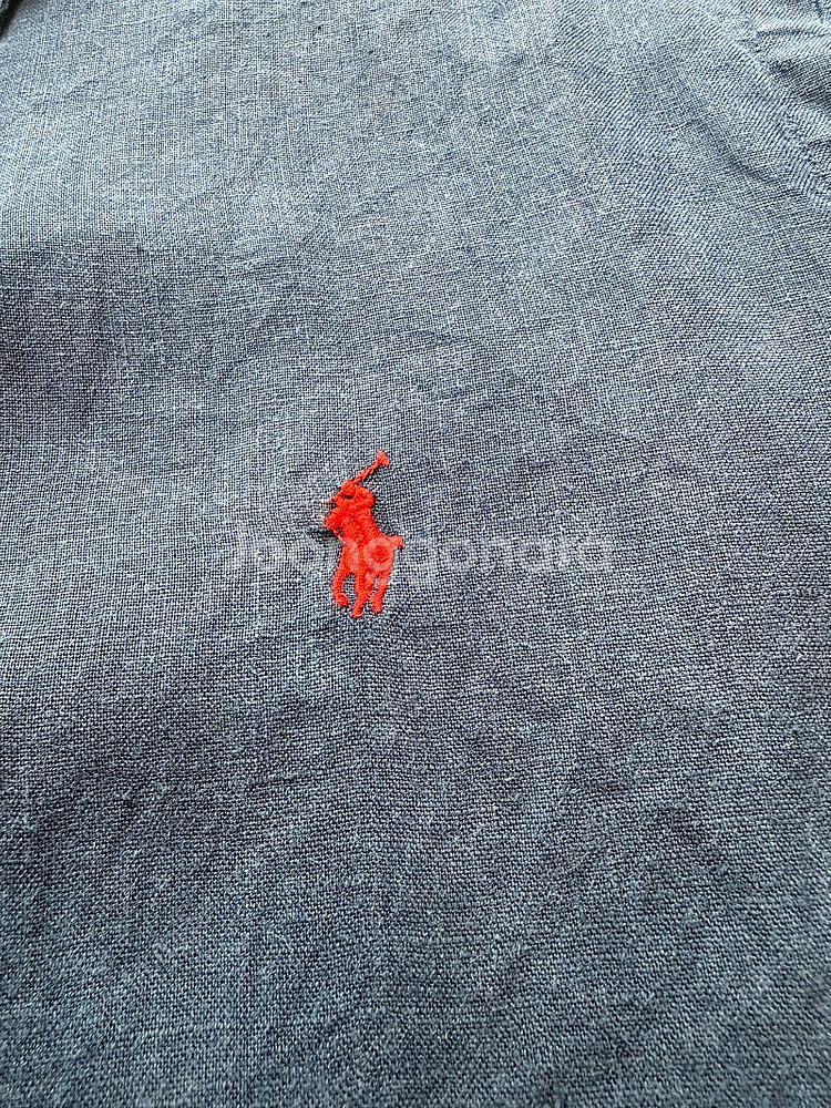 폴로 린넨셔츠 네이비 L사이즈--1