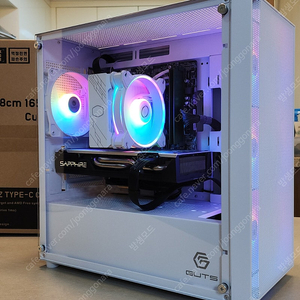 (S급)AMD 라이젠5-3500X+사파이어 RX580*8GB 게이밍PC 컴퓨터