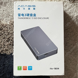 Acasis 아카시스 인클로저(40gbps 썬볼3) 미사용품