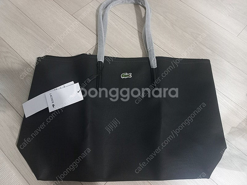 새제품 라코스테 쇼퍼백 택포--0