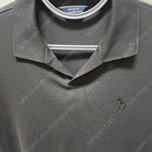 [급처분/45,000원] [헤지스골프] 다크카키 반팔 카라티 HZTS 3B891 K3 095