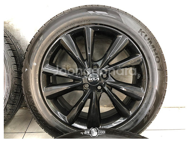더뉴카니발 19인치 블랙 휠 타이어 235/55R19--3