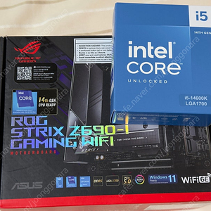 i5-14600k 및 asus z690i 판매합니다